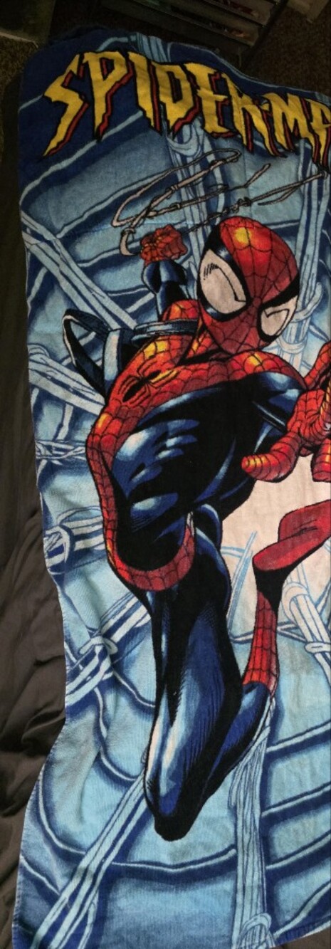 ​Marvel Spider-Man 2-in-1 Beach Towel & Drawstring Backpack Pouch Kids